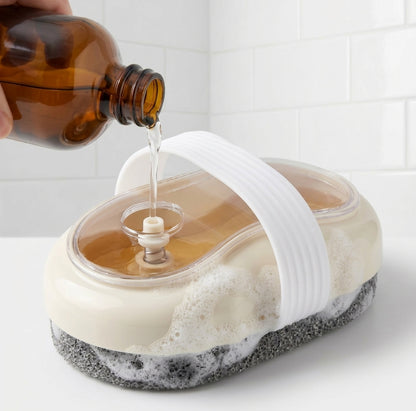 ✨ Sunlum™ Press-Out Liquid Body Brush – Deep Cleanse & Exfoliate 🛁🫧
